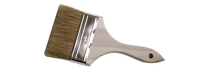 Magnolia Brush 12 Economy 3 White Bristle Chip Double Thickness Paint Brush (BULK ONLY)