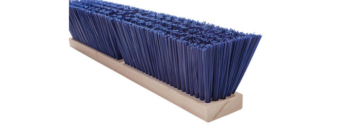 Magnolia Brush 18 Flex Blue Plastic Floor Brush