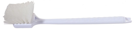 Magnolia Brush 20 Plastic Block White Nylon Long Handle Fender Brush