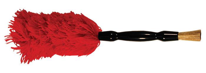 Magnolia Brush Two-Way Dash Natural Bristle & Red Yarn Detailing Brush