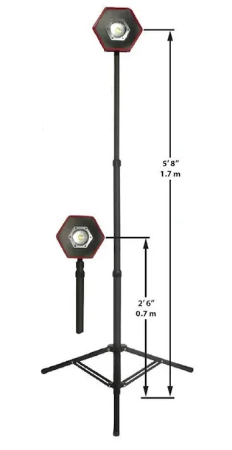 Maxxeon Lumenator® Single Head Telescopic Tripod Stand (WorkStar® 5000 LED Area Light)