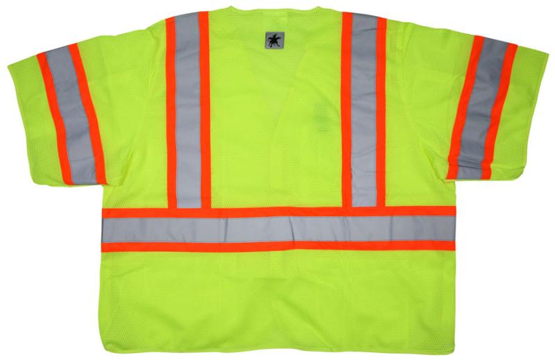 MCR Safety Class 3 ANSI Lime Break Away Safety Vest