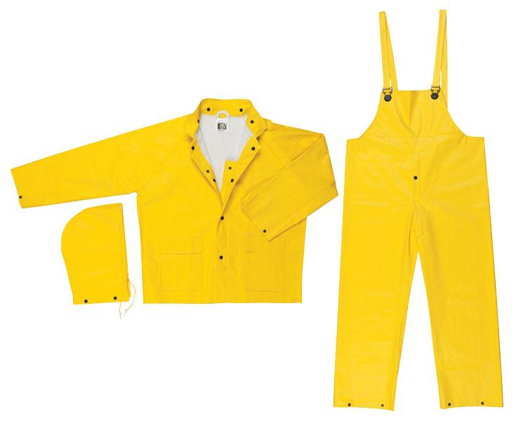 MCR Safety Commodore .40mm PVC/Non-Woven Polyester/Nylon Rain Suit