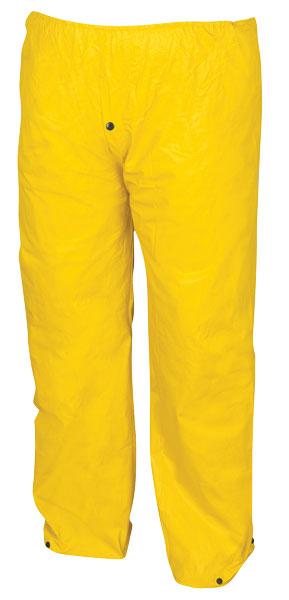 MCR Safety Cyclone Yellow .35mm PVC/Nylon Limited Flammability Waist Rain Pants