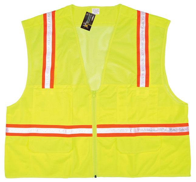 MCR Safety General Purpose Lime Safety Vest