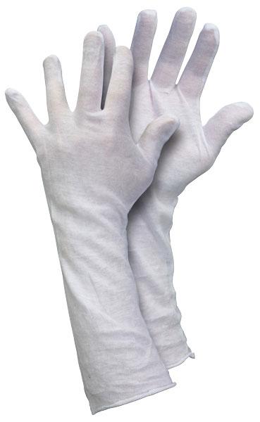 MCR Safety Large 14 White 100% Cotton Reversible Inspector Gloves