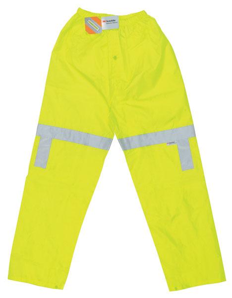 MCR Safety Luminator Class E .16mm Polyester/Polyurethane Elastic Waist Pants