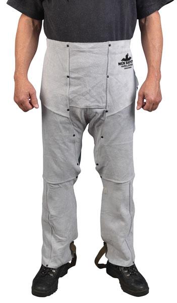 MCR Safety Memphis Welding 38 Gray Leather Chaps