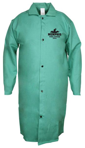 MCR Safety Memphis Welding 45 Green Cotton Welding Jacket