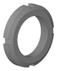 Metric Slotted Shaft Nuts Din 981