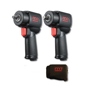 Mighty Seven, Mighty Quiet 3/8 Dr and 1/2 Dr Mini Impact Wrenches