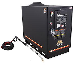 Mi-T-M HG Series 3000 PSI Hot Water Natural Gas/LP Belt Drive Pressure Washer - 10.0A