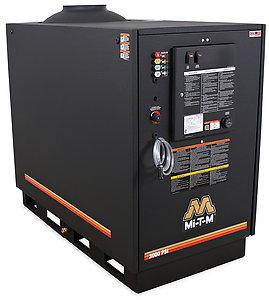Mi-T-M HG Series 3000 PSI Hot Water Natural Gas/LP Belt Drive Pressure Washer - 23.0A