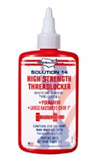 MRO Solution #14 High Strength/Viscosity RED Threalocker 250ml