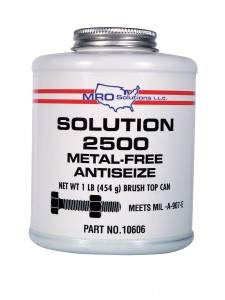 MRO Solution 2500 – METAL FREE ANTISEIZE 8 lb Flat Top Can