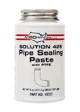 MRO Solution 425 – PIPE SEALING PASTE 8 oz Brush Top Can