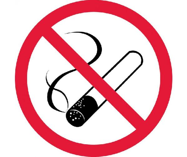 NO SMOKING ISO LABEL