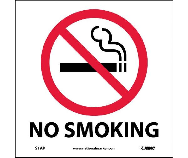 NO SMOKING LABEL