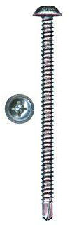 Phillips Drive Round Washer Head Self Drilling Screws Zinc Plated by QuickScrews®