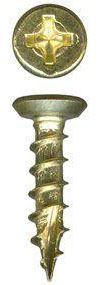 Phillips Flat Undercut #6 Type 17 Bright Brass Hinge & Drawer Screws by QuickScrews®
