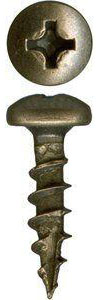 Phillips Pan Head Antique Brass Finish Type 17 Hardware Screws QuickScrews®