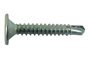 Phillips Wafer Head #2 Point Steel Zinc Plated Self Drilling Screws