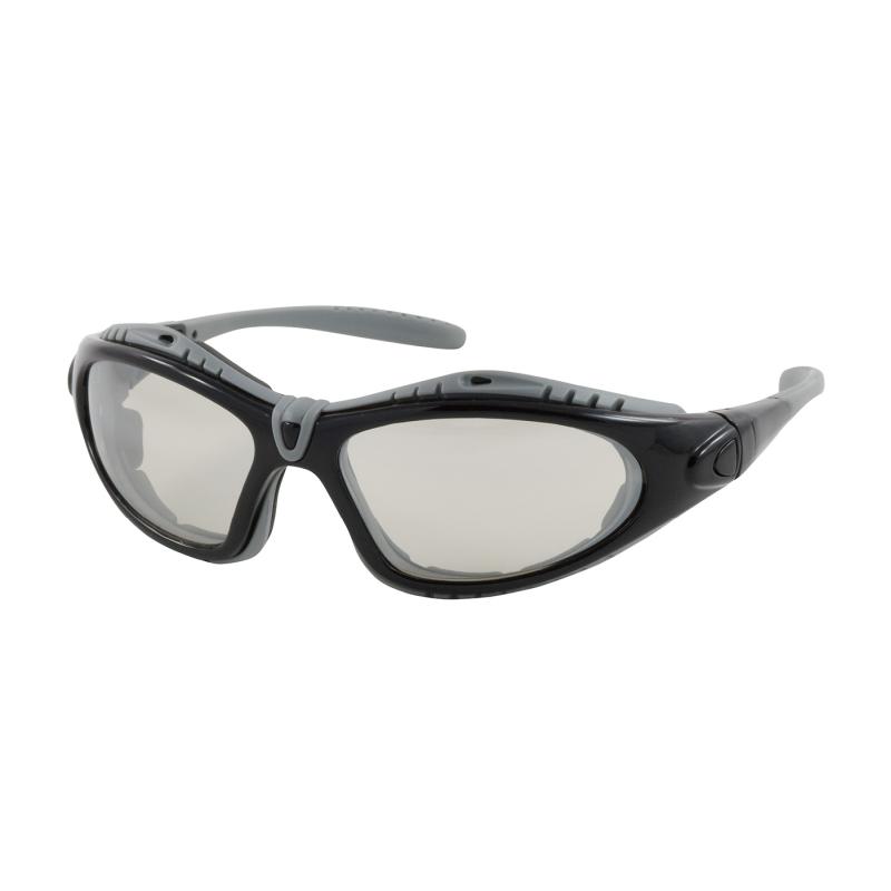 PIP Fuselage™ Clear I/O Anti-Scratch/Fog Coated Lens Black Foam Padded Full Frame Interchangeable Safety Glasses