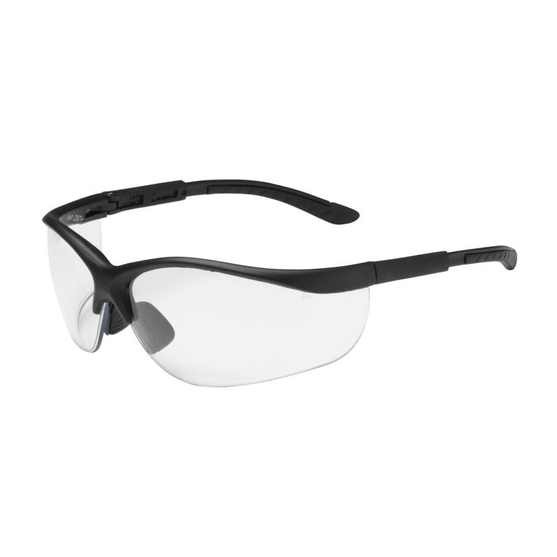 PIP Hi-Voltage AC™ Clear Anti-Scratch Coated Lens Black Frame Semi-Rimless Safety Glasses