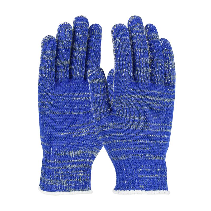PIP Kut Gard® 7 Gauge Blue Seamless Knit Polyester Lined ACP/Kevlar Gloves - Medium Weight
