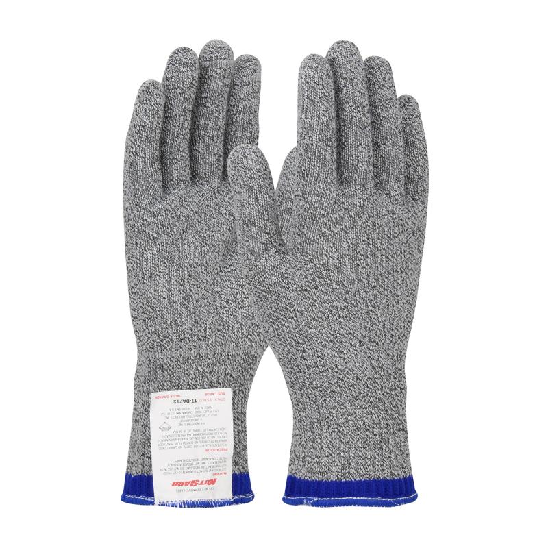 PIP Kut Gard® Gray 10G Seamless Knit Dyneema®/ACP Extended Cuff Cut Resistant Gloves - Medium Weight
