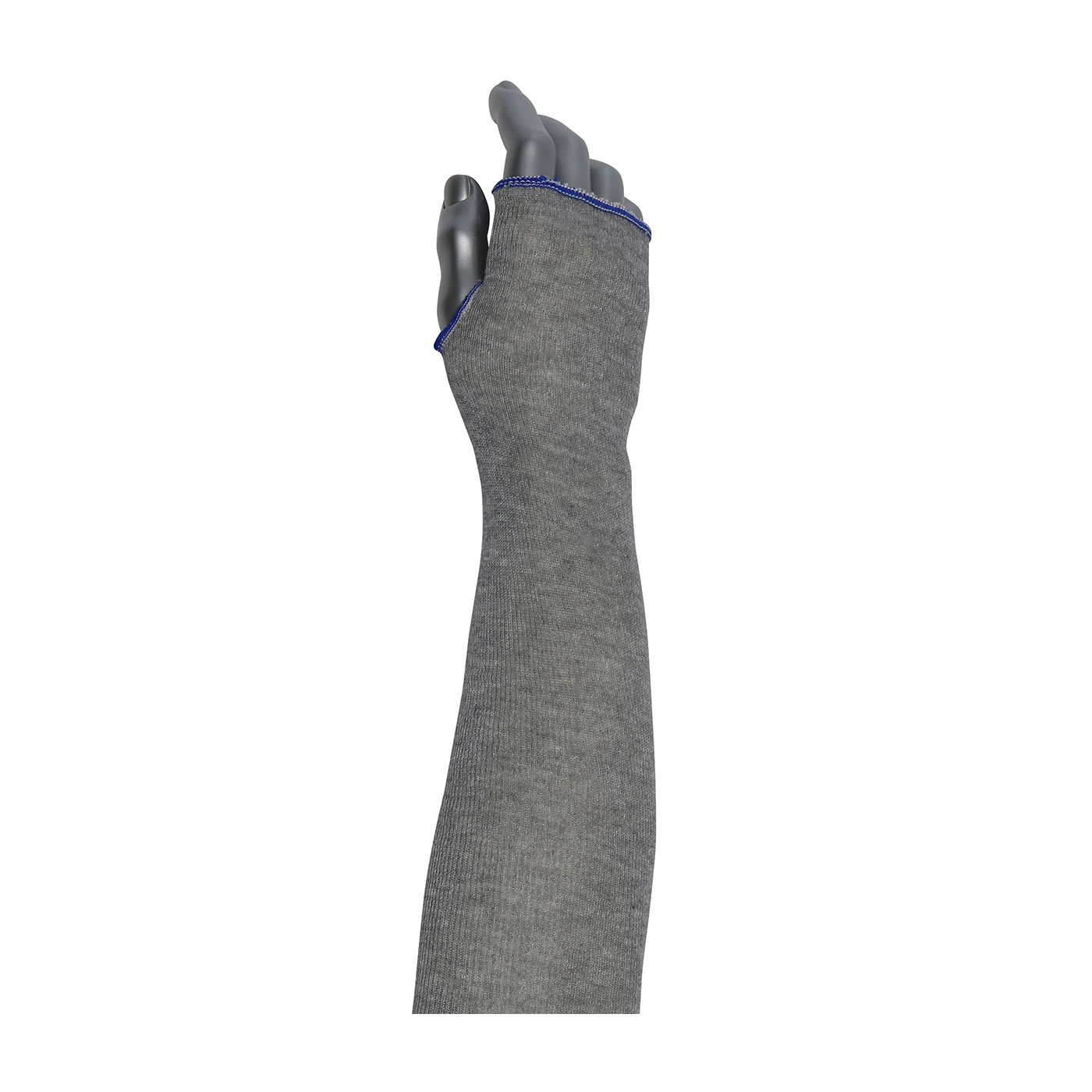 PIP Kut Gard® Gray 18 Two Ply Seamless Knit ACP/Dyneema® Blended Sleeve - Thumb Hole