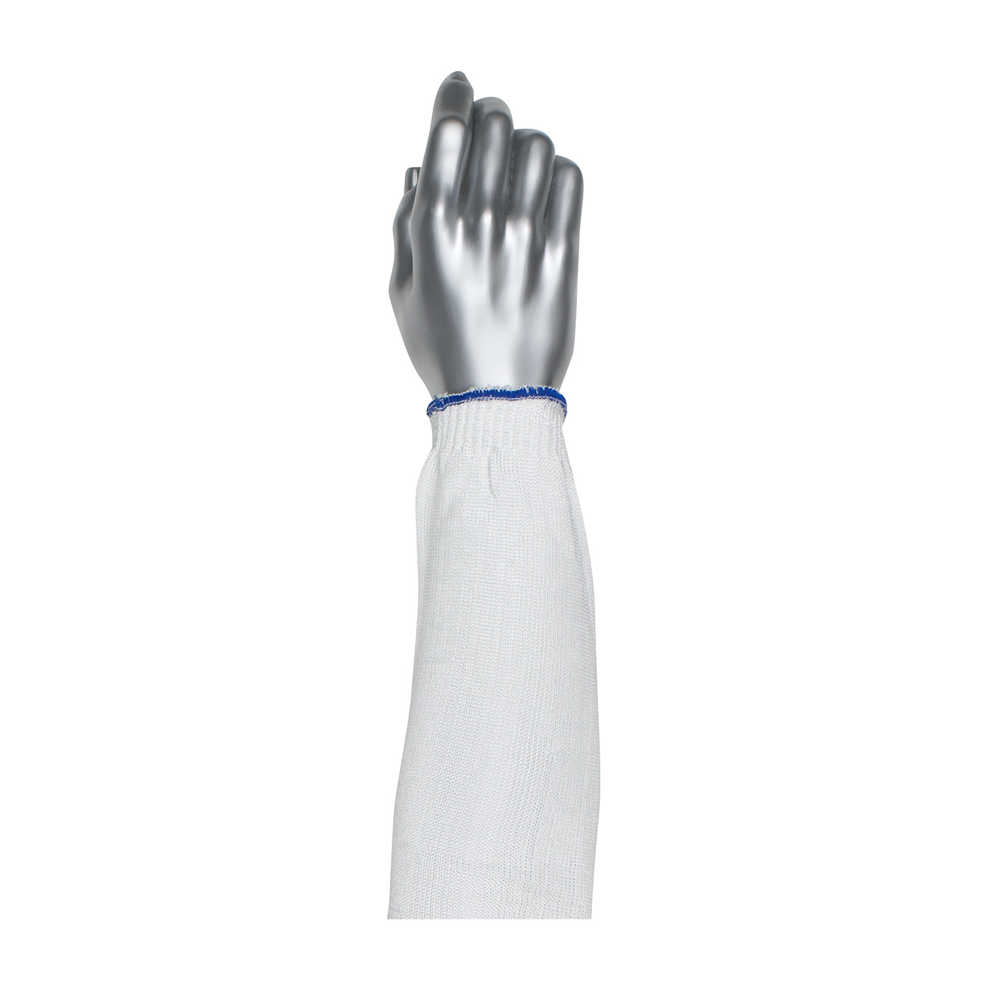 PIP Kut Gard® White Single Ply Seamless Knit Dyneema® Diamond Elastic End Sleeve