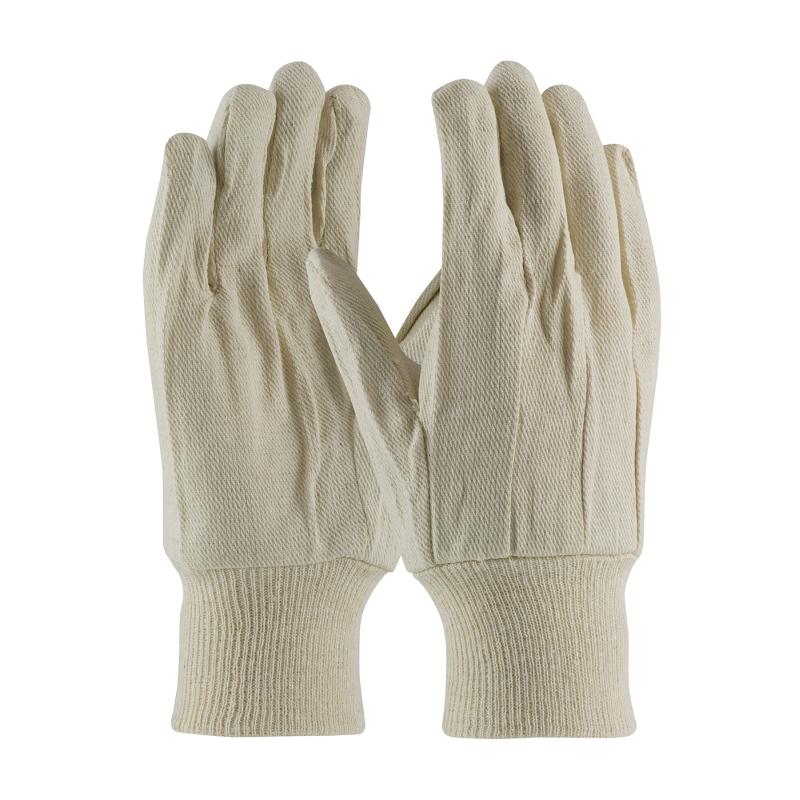 PIP Men's Premium Grade Natural Cotton Canvas Single Palm Gloves