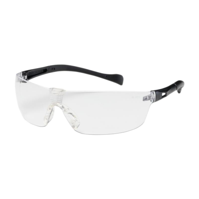 PIP Monteray II™ Clear Anti-Scratch Coated Lens Black Temple Rimless Safety Glasses