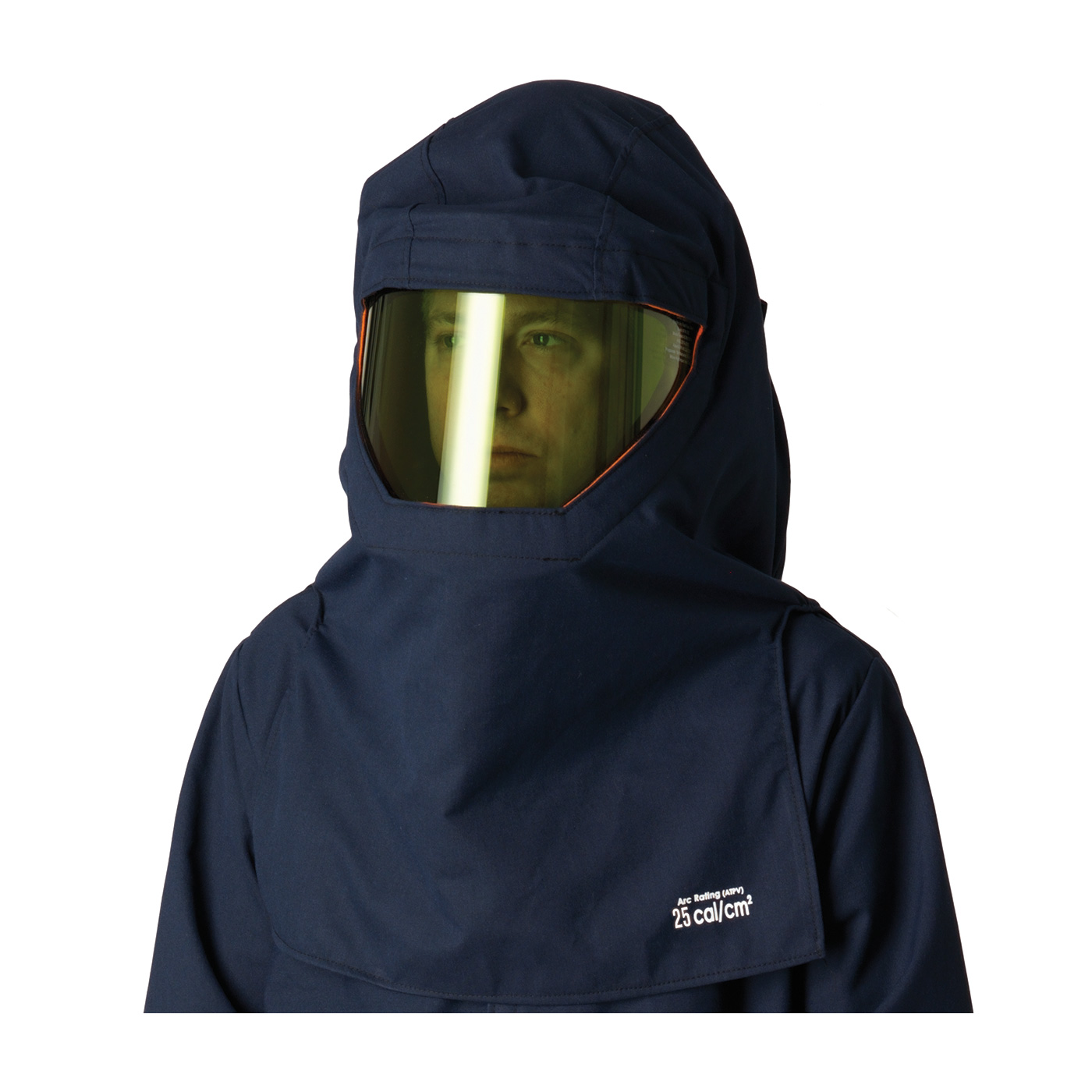 PIP® Navy 25 Cal/cm2 Two Layer Arc & Fire Resistant Hood - 7/7oz.
