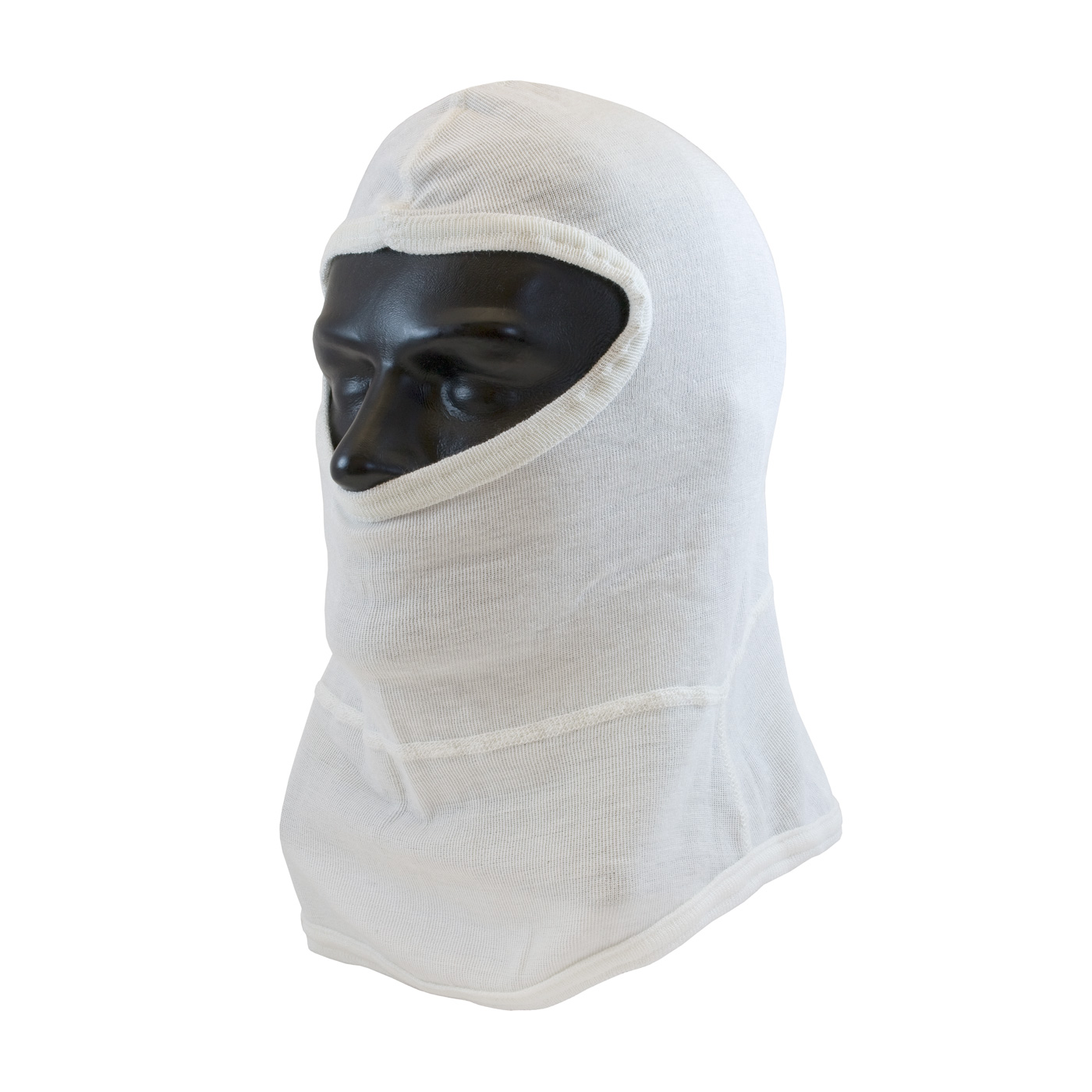 PIP® Nomex® White Single Layer Fire Resistant Full Face Hood With Bib - One Size