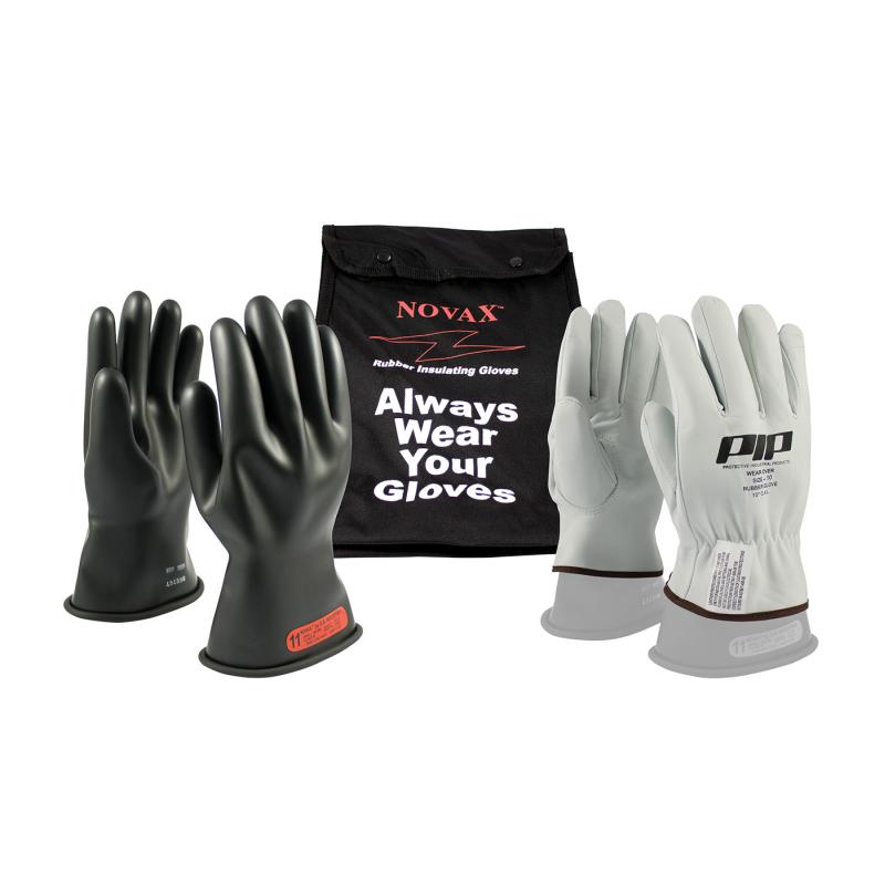 PIP Novax® 11 Black Class 00 Electrical Gloves Safety Kit