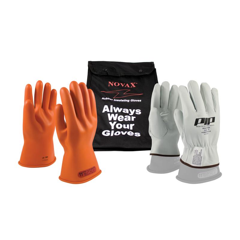 PIP Novax® 11 Orange Class 0 Electrical Gloves Safety Kit