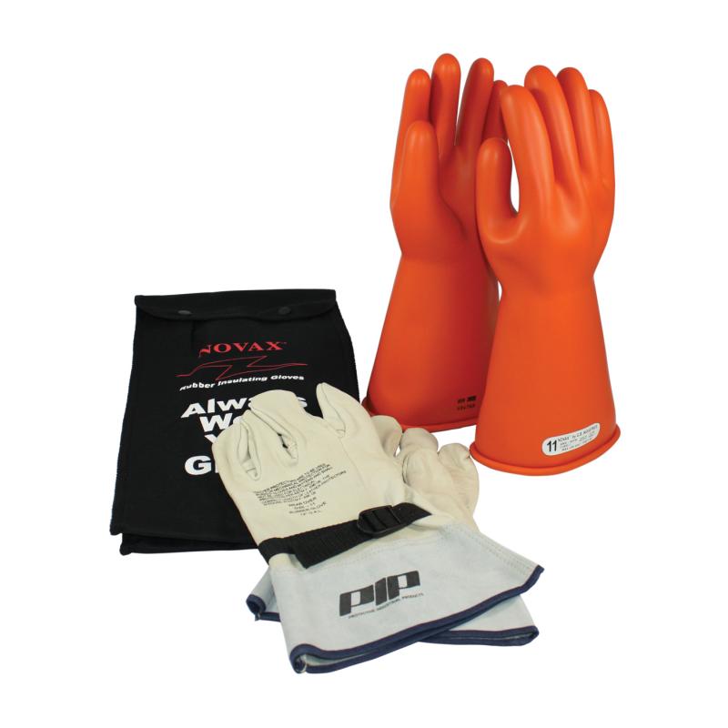PIP Novax® 14 Orange Class 1 Electrical Gloves Safety Kit