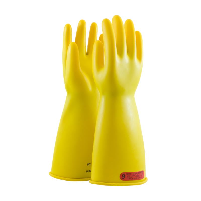 PIP Novax® 14 Yellow Class 0 Straight Cuff Insulated Rubber Safety Gloves