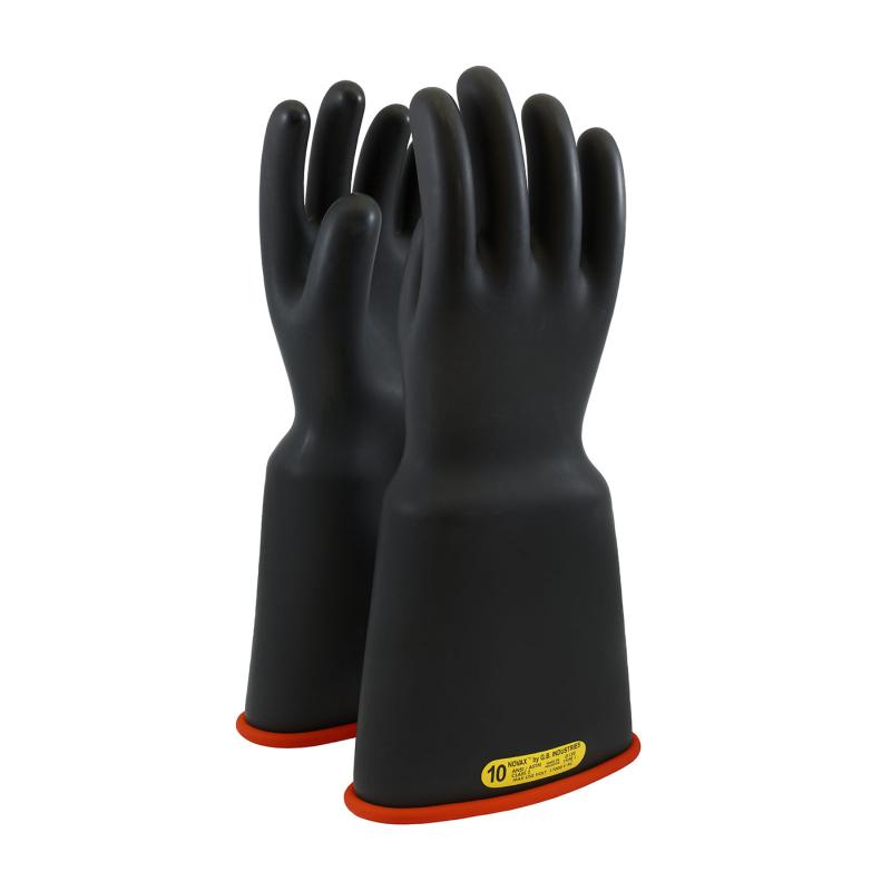 PIP Novax® 16 Black/Red Class 2 Bell Cuff Insulated Rubber Gloves