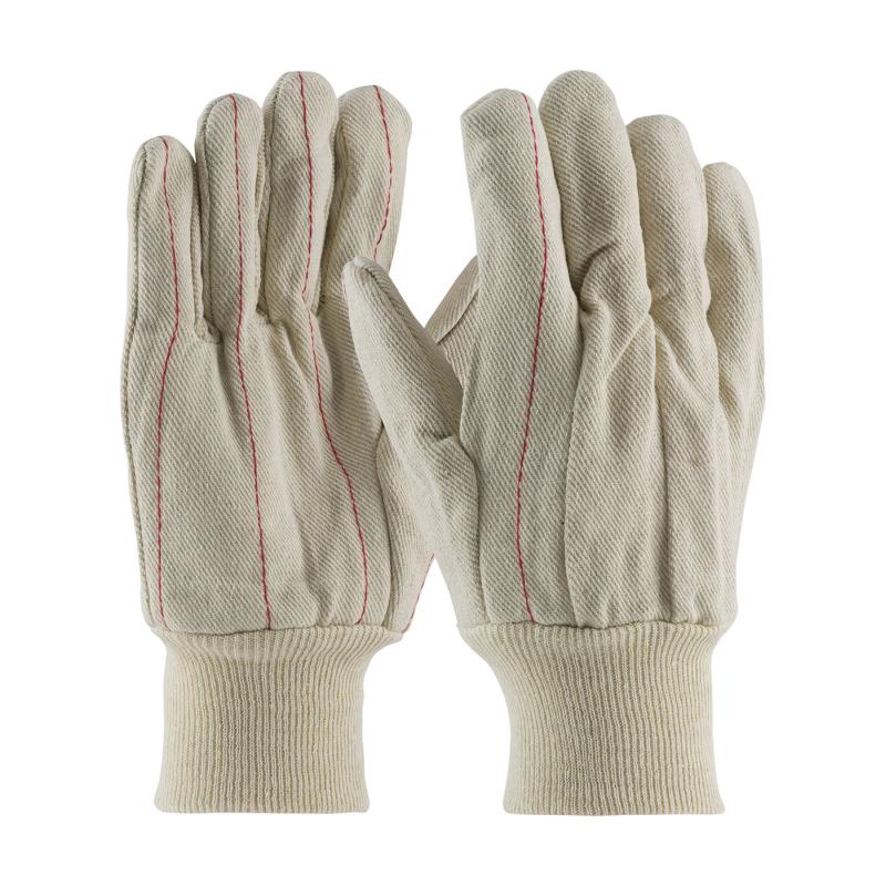PIP West Chester Natural Nap-In Finish Cotton Canvas Double Palm Gloves - Large
