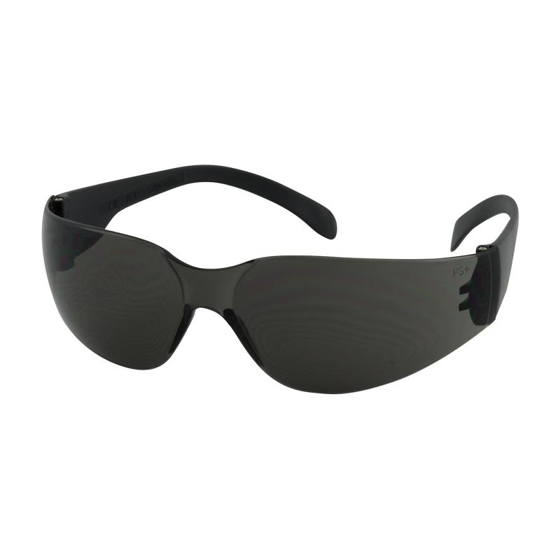 PIP Zenon Z11sm™ Gray Anti-Scratch Coated Lens Black Temple Rimless Safety Glasses
