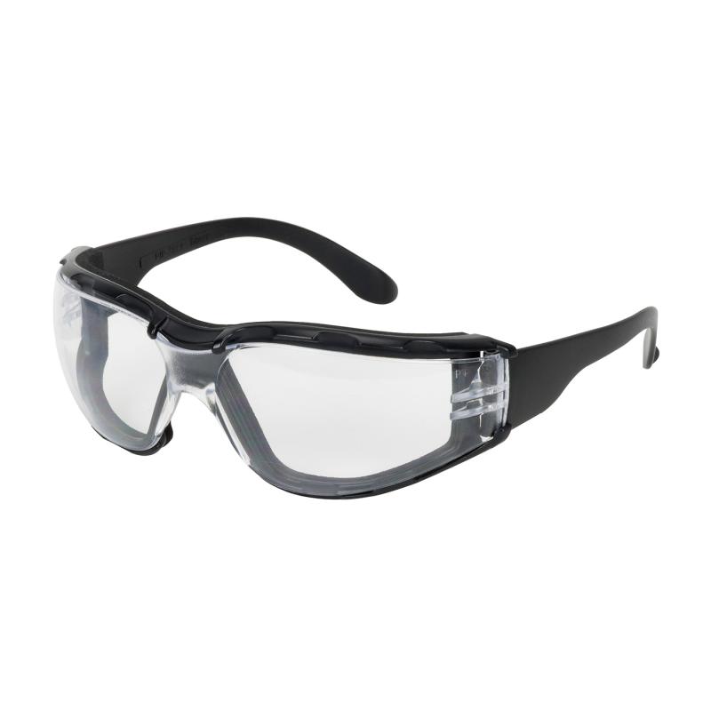 PIP Zenon Z12™ Foam Padded Clear Anti-Scratch Coated Lens & Temple Rimless Safety Glasses