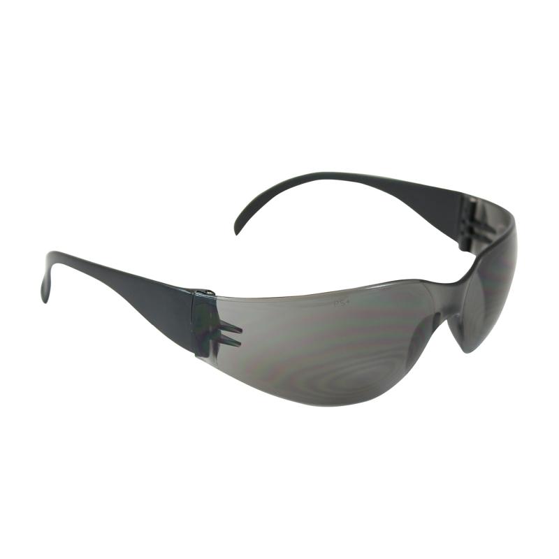 PIP Zenon Z12™ Gray Anti-Scratch Coated Lens Black Temple Rimless Safety Glasses