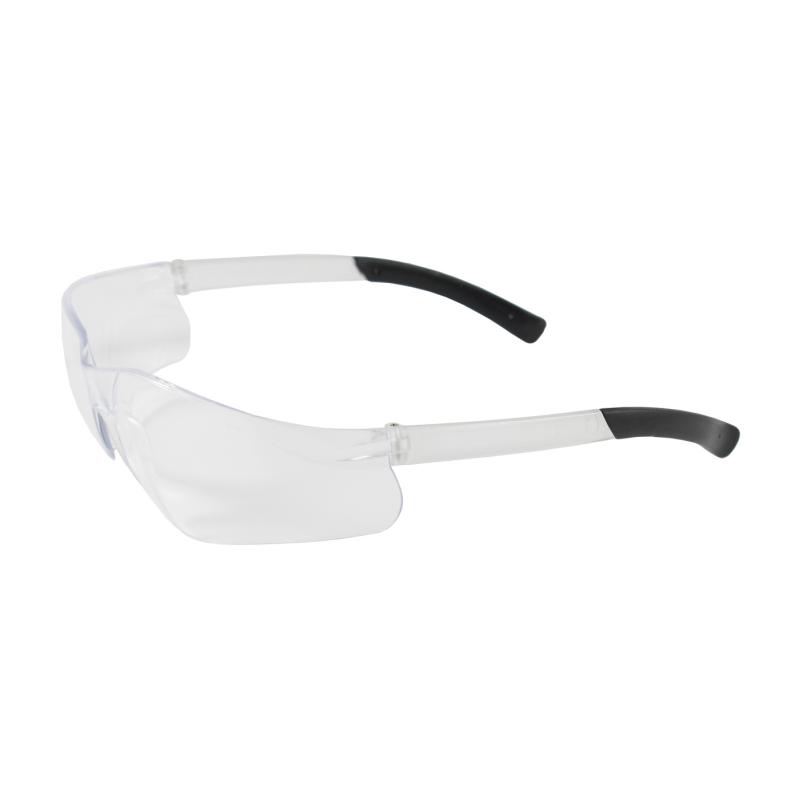 PIP Zenon Z13™ Clear Anti-Scratch/Anti-Fog Coated Lens & Temple Rimless Safety Glasses