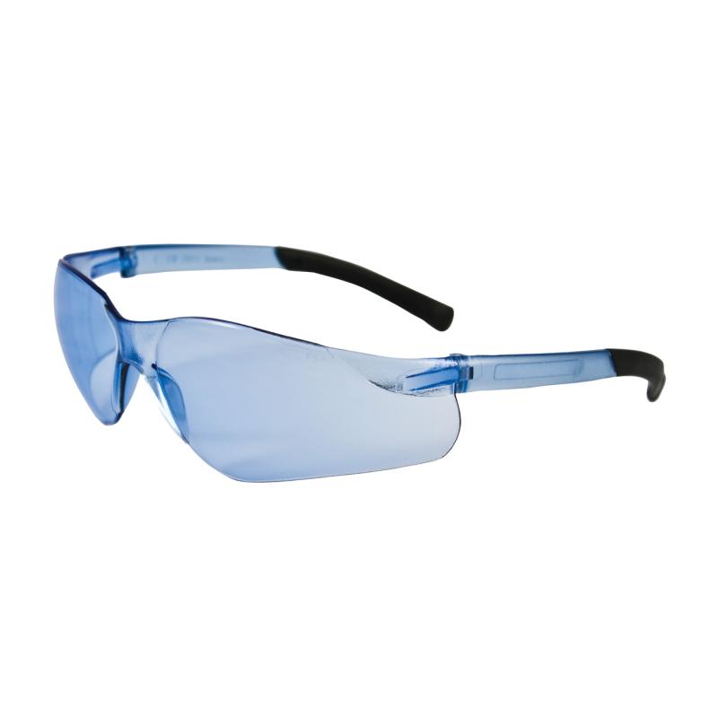 PIP Zenon Z13™ Light Blue Anti-Scratch Lens & Temple Rimless Safety Glasses