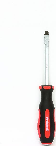Proferred 1/4x4 Go-Thru Screwdriver Slotted (Red Handle)