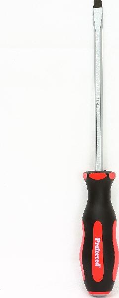 Proferred 1/4x6 Go-Thru Screwdriver Slotted (Red Handle)