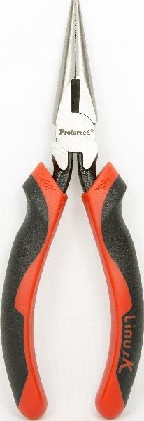 Proferred 7 Side Cutting Long Nose Pliers, TPR Grip